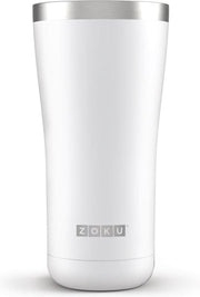 Zoku Hydration Drinkbeker - 3 in 1 - RVS - 591 ml - Wit