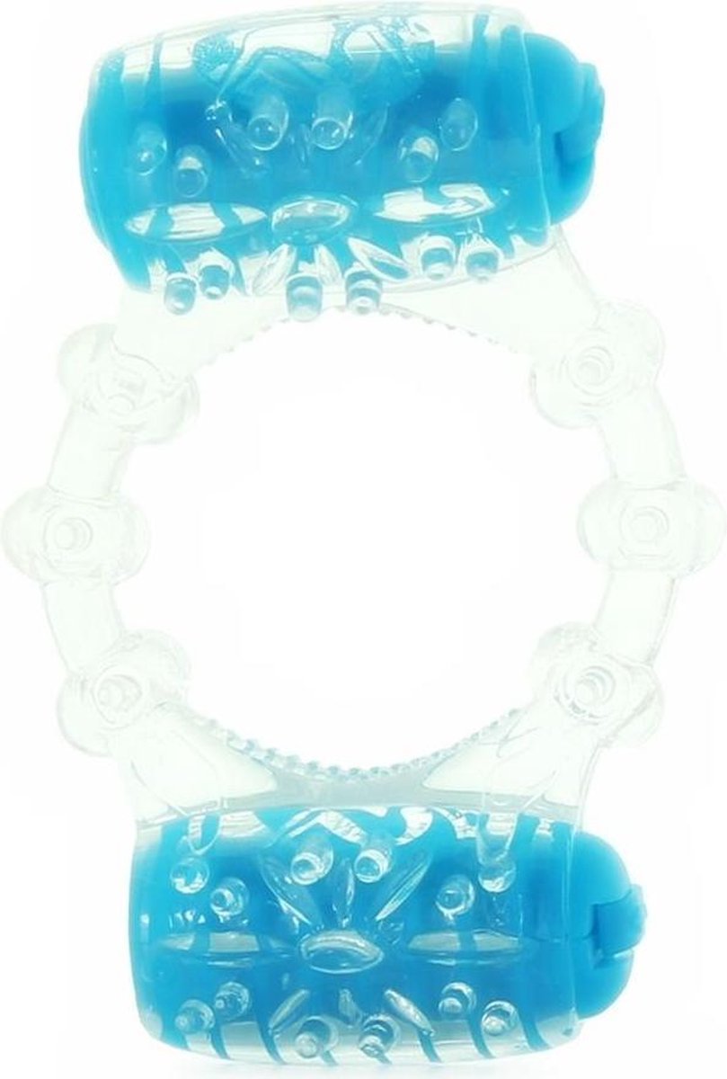 Screaming O - cockring - penisring met vibrator - 100% siliconen  - blauw / sex / erotiek toys | gratis | korting