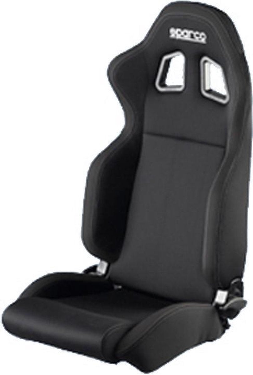 Sparco Sportstoel R100 Zwart/Zwart (Verstelbaar)