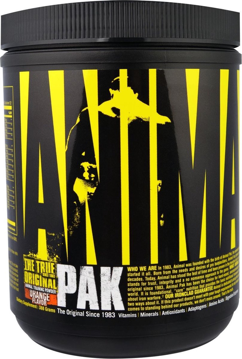 Universal Nutrition Animal Pak  - Multivitaminen - 342 gr - Orange