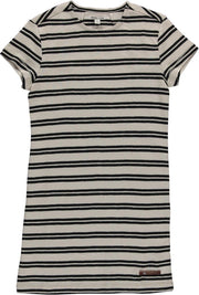 Moscow Off-White/ Zwart - Dress/ Jurk- Maat S