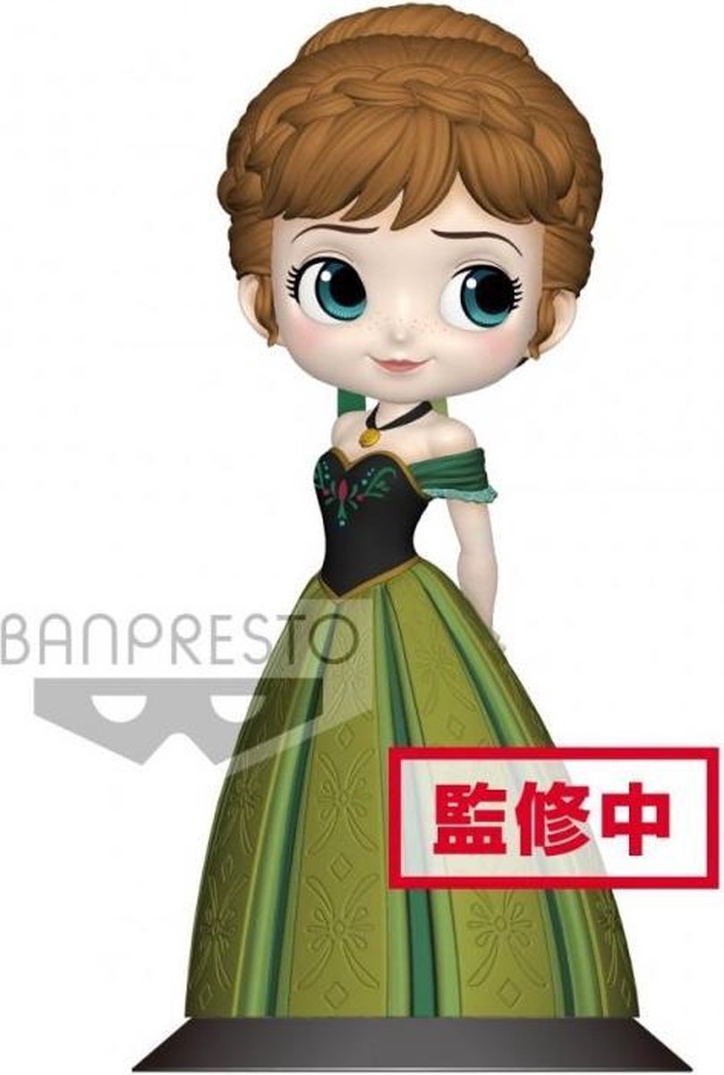 Disney Characters Q Posket Anna Coronation Style Normal Color Ver. Figure 14cm