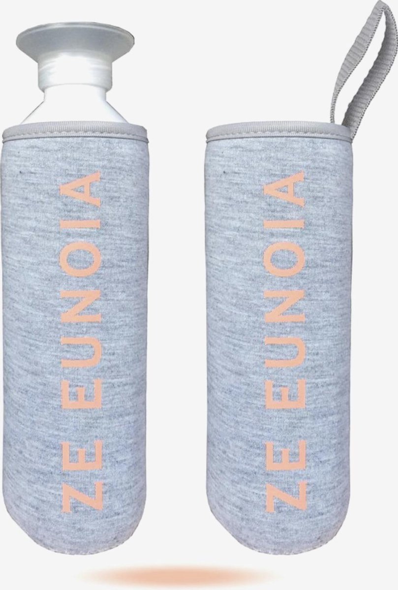 Drinkflessenhouder Drinkfles Tas Flessenhouder Drinkfleshouder | Grijs | Ze Eunoia®