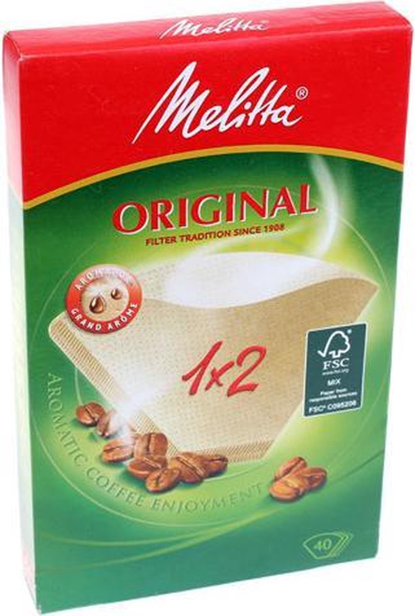 MELITTA - KOFFIEFILTER MELITTA 1X2/40 FSC LABEL - 6658212