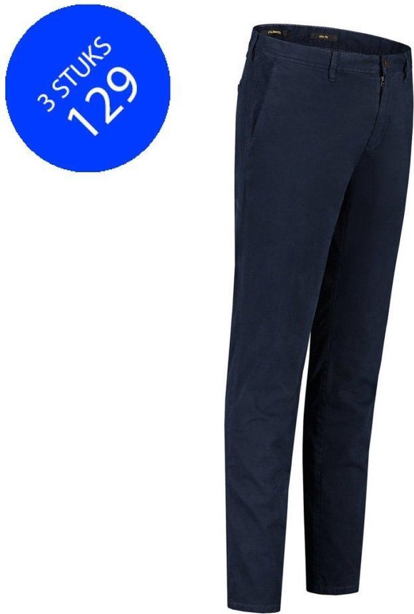 Navy Chino Rob DS Broken Twill Alberto | W30 X L32