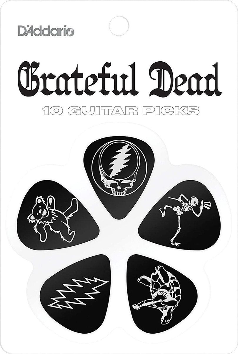 D'Addario Grateful Dead Plectrum 10-pack Light 0.50 mm