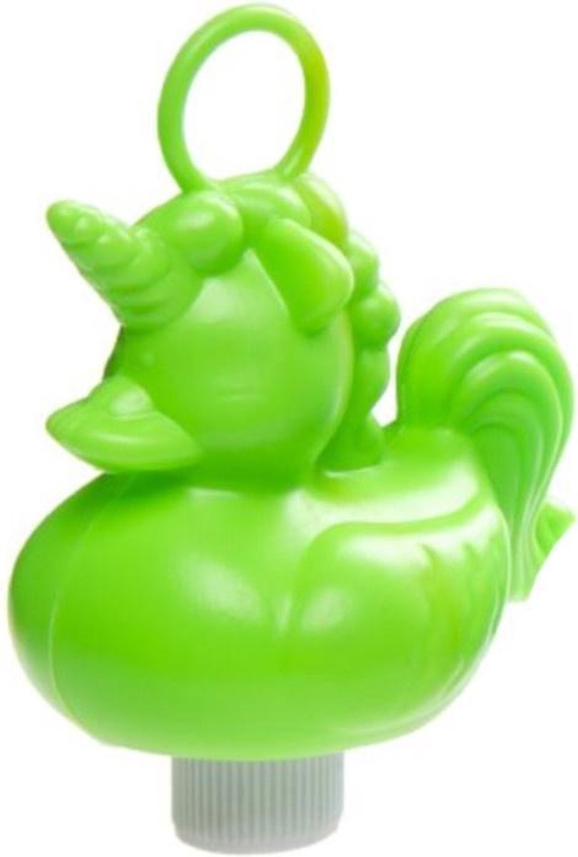 Lg-imports Badeend Eenhoorn Junior 12 Cm Groen