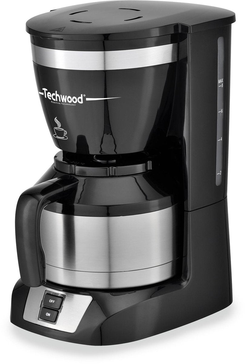 Techwood - Koffiezetter TCA-1086i - met rvs thermoskan - 10 kopjes
