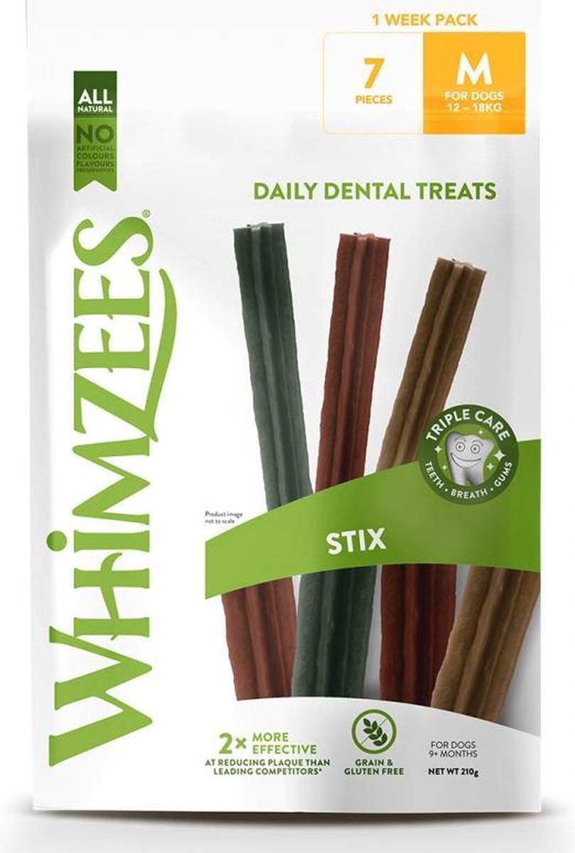 Whimzees stix 1 week 7st - M - 30g