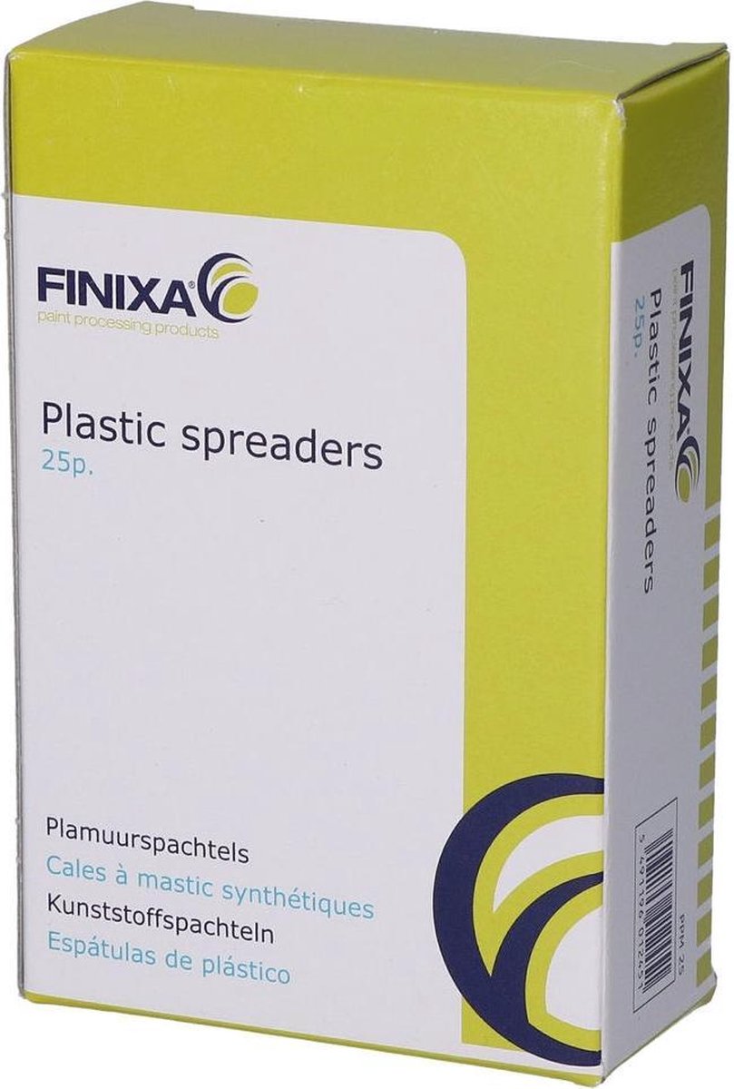 Finixa Plamuurspachtels - PPM25 - 25 st.