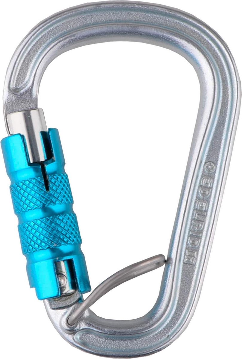 Edelrid HMS Bruce Steel Triple FG - zilvergrijs