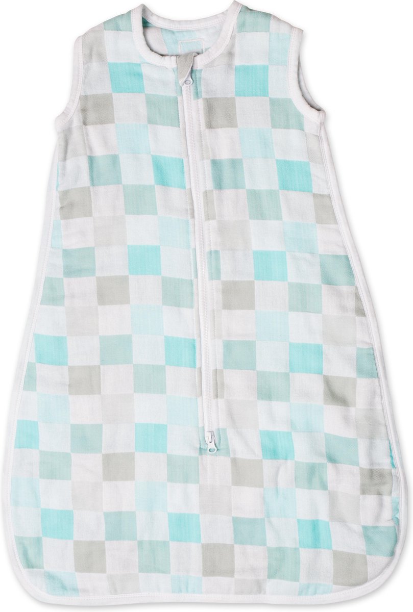 Lulujo slaapzak aqua blauw