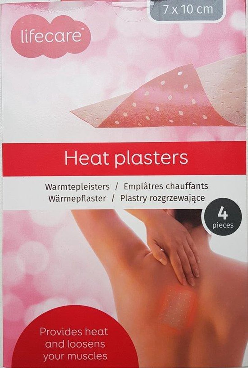 Lifecare Warmte Pleister | 7 x 10 CM | 8 Stuks | Heat Plasters