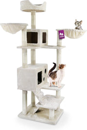 Petrebels Cleveland 175 krabpaal - Creme - 175 cm - kleine katten
