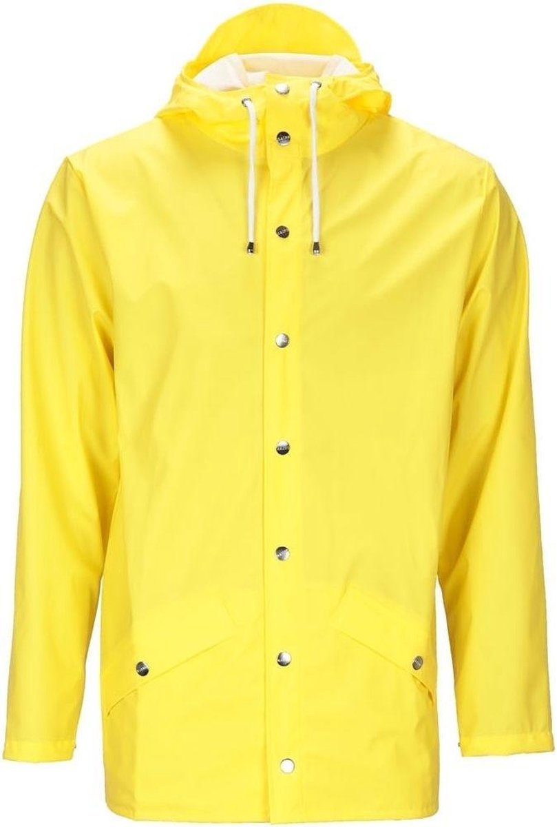 Rains Regenjas - Slim Fit - Geel - L
