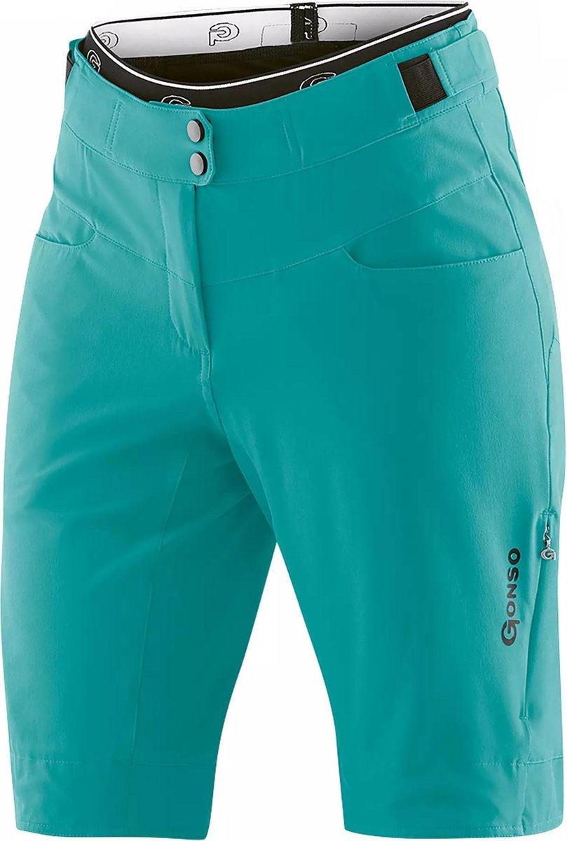 Gonso Fietsbroek Molini Dames Polyester Lichtblauw Maat 40