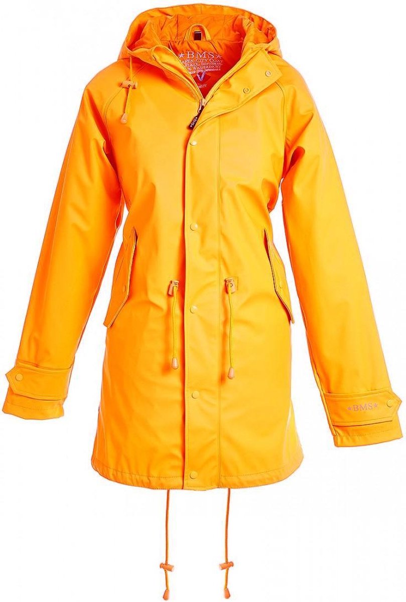 Gele dames regenjas / parka HafenCity® van BMS XXL