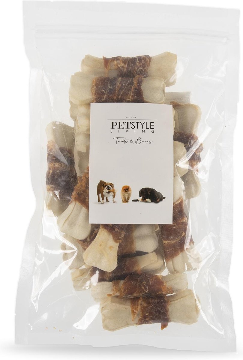Petstyleliving - Wit geperst bot met eend 7