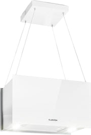 Klarstein Kronleuchter L eilandafzuigkap - 60cm afvoer: 590m³/h led - touch - wit