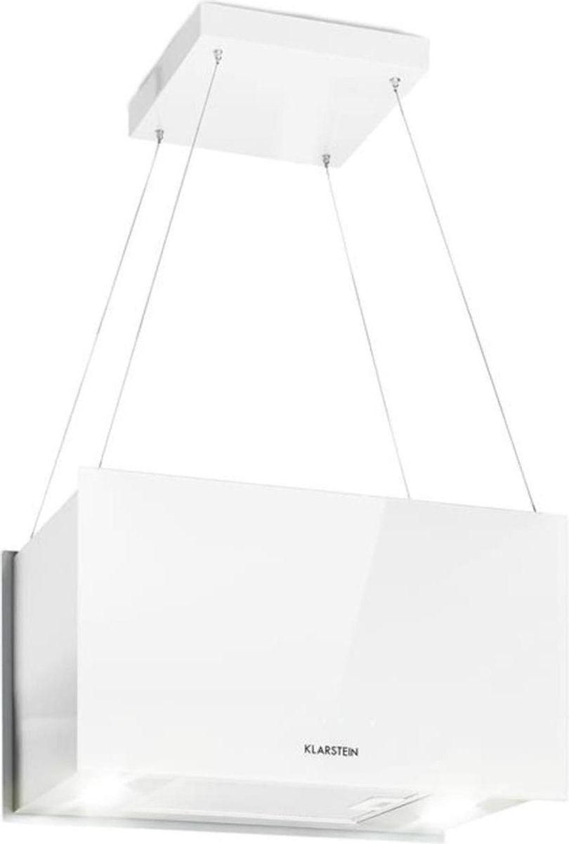 Klarstein Kronleuchter L eilandafzuigkap - 60cm afvoer: 590m³/h led - touch - wit