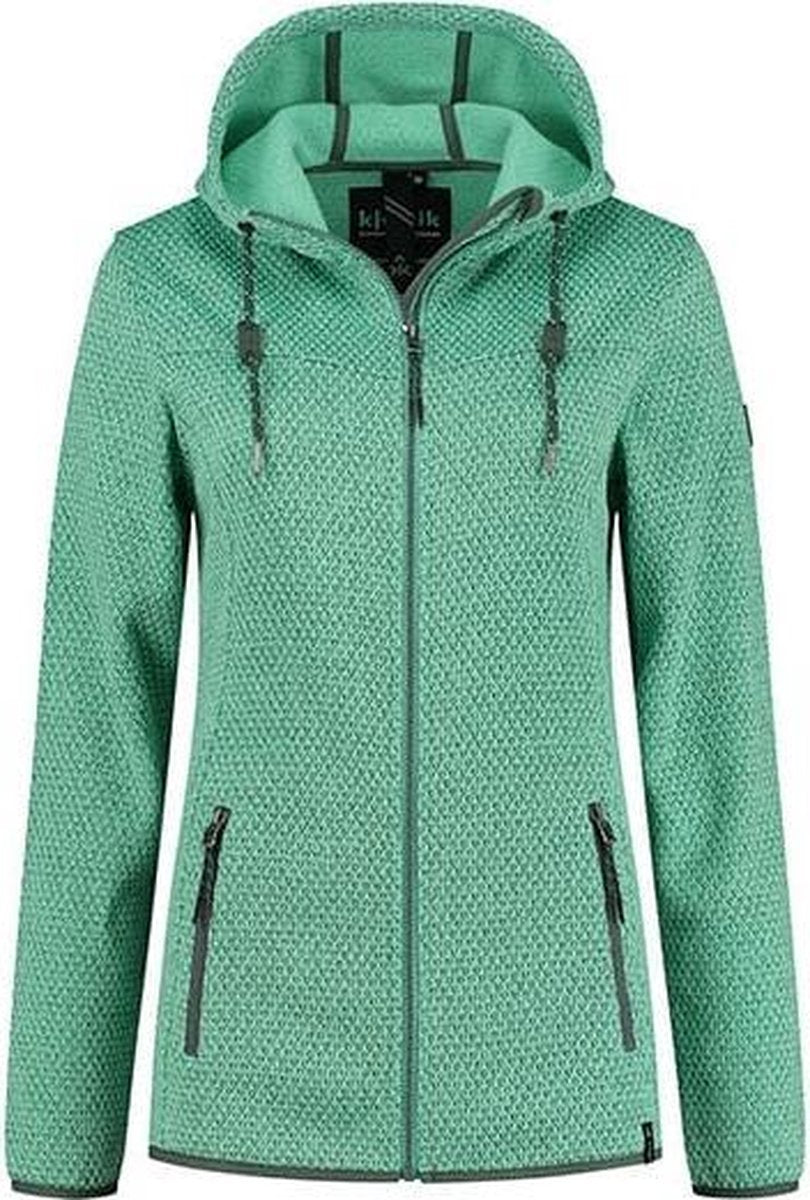 Kjelvik dames vest Amber groen - maat 42