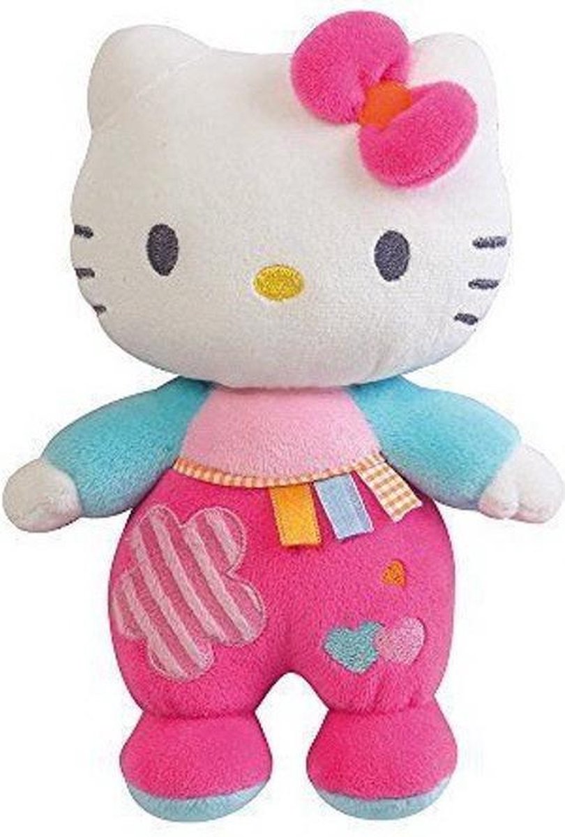 Jemini Hello Kitty Knuffel Rammelaar Meisjes Roze 21cm