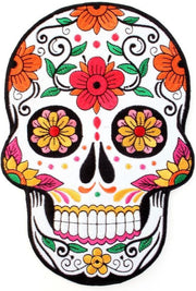 Applicatie Sugar skull 21x14cm met lijm