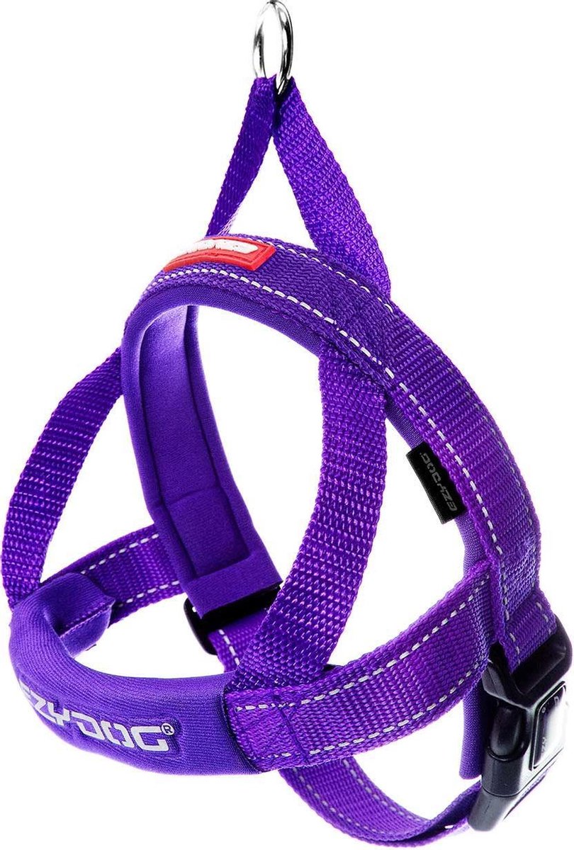 EzyDog Quick Fit Hondenharnas / tuig - XL - Paars