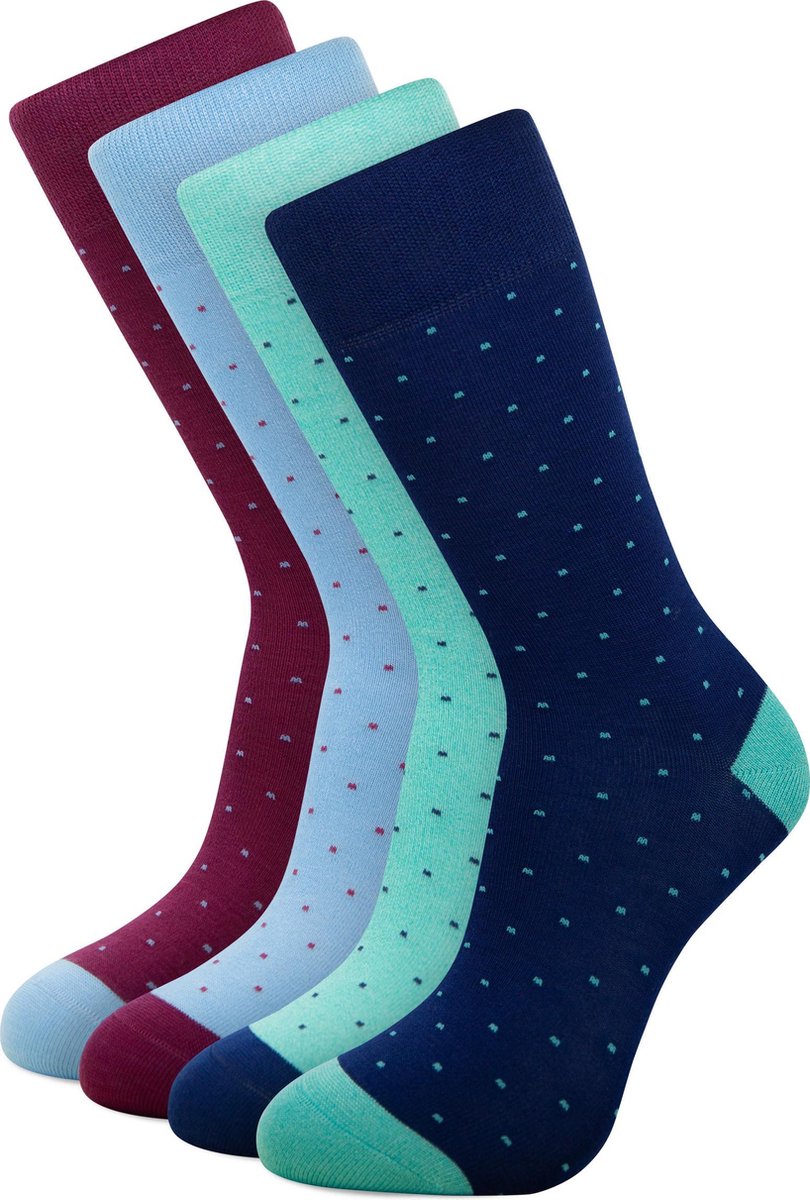 Slopes&Town Bamboe Sokken Dots Edition (4 paar) 42-46