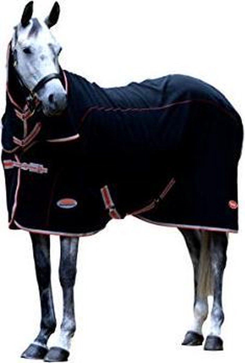 RelaxPets - Weatherbeeta - TherapyTec - Therapiedeken - Fleece - Halsdeken - Zwart - 185 cm