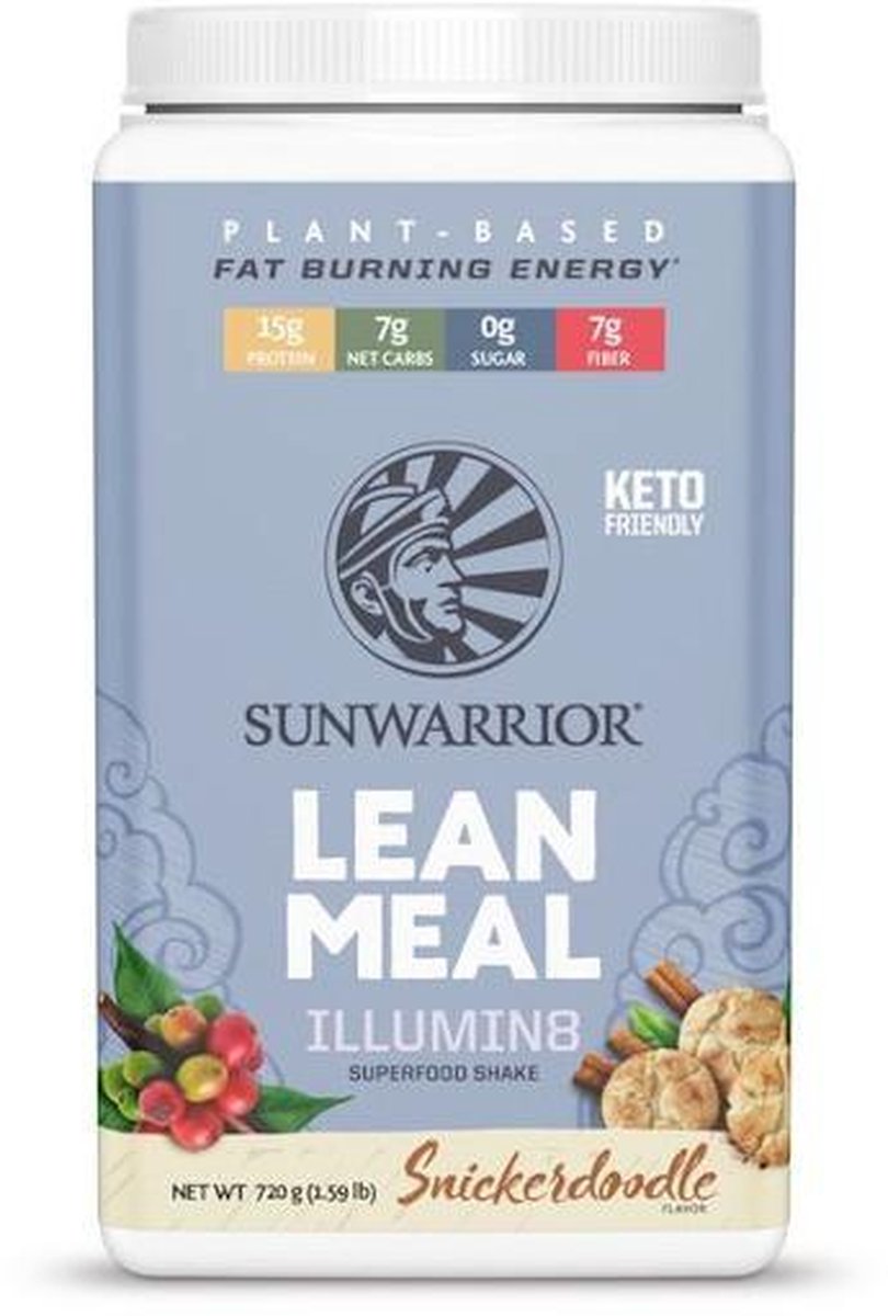 SUNWARRIOR LEAN MEAL ILLUMIN8 SNICKERDOODLE 720 GRAM