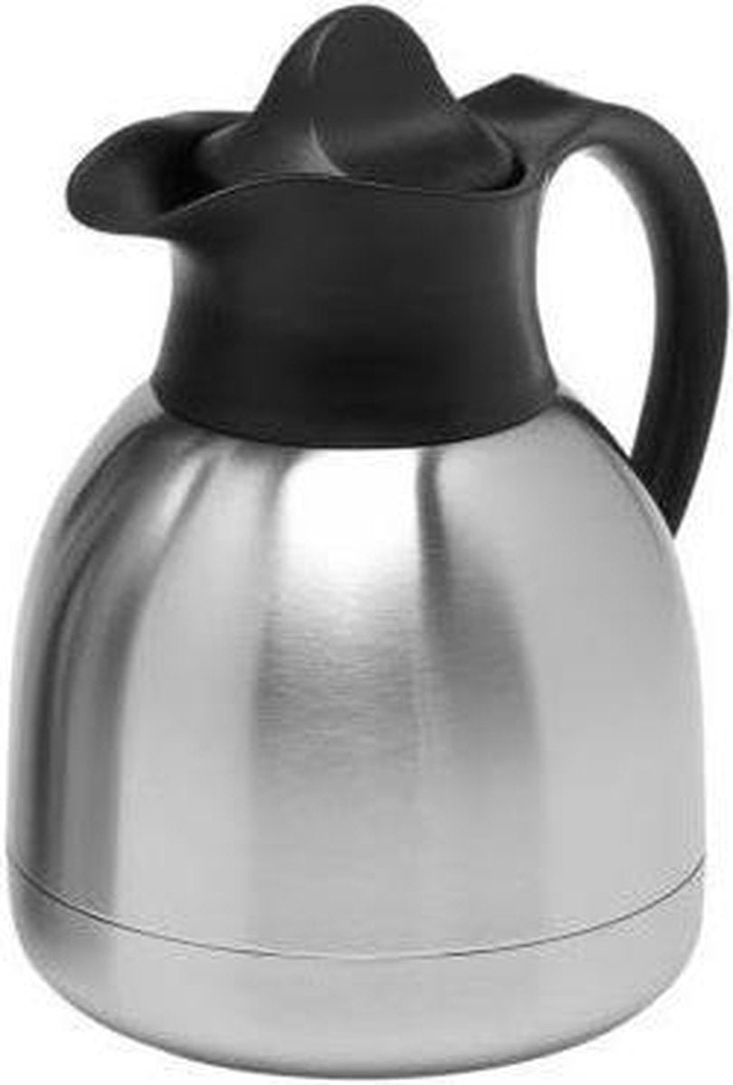Emga Thermoskan Black Line - 1 Liter - Dubbelwandig