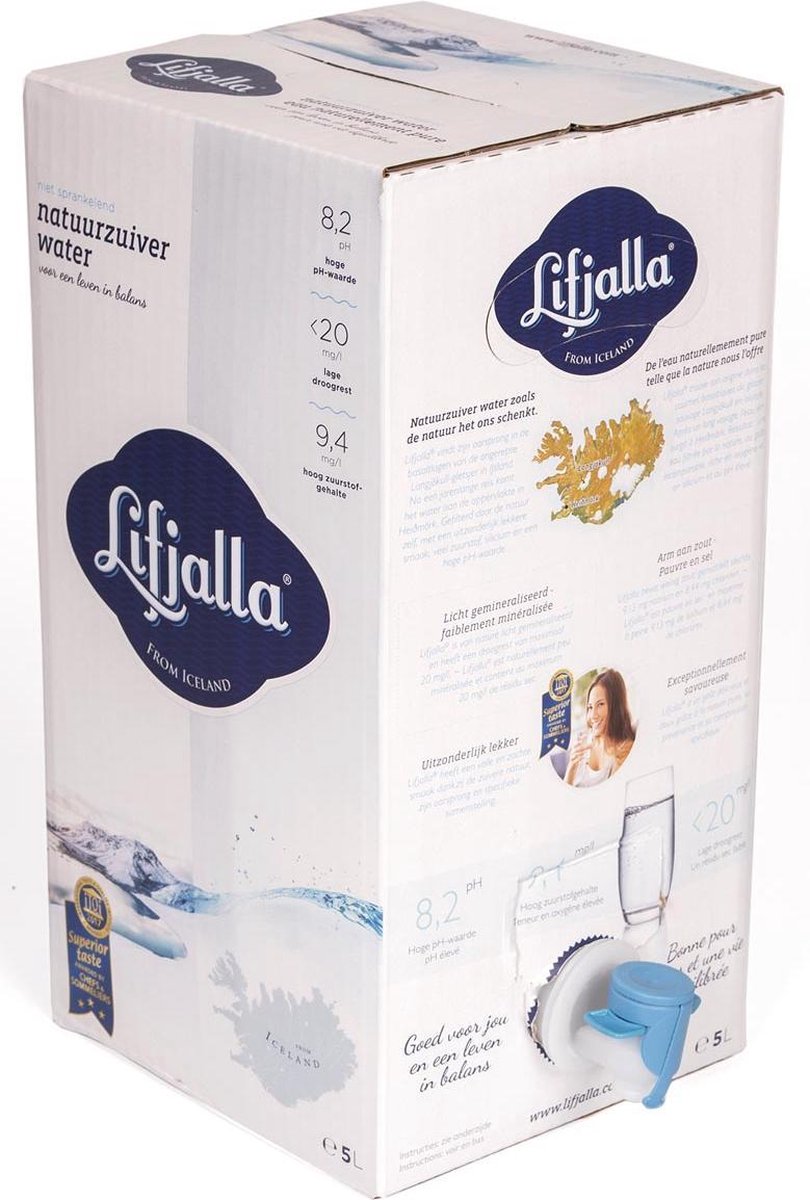 Lifjalla Water uit IJsland 5 liter