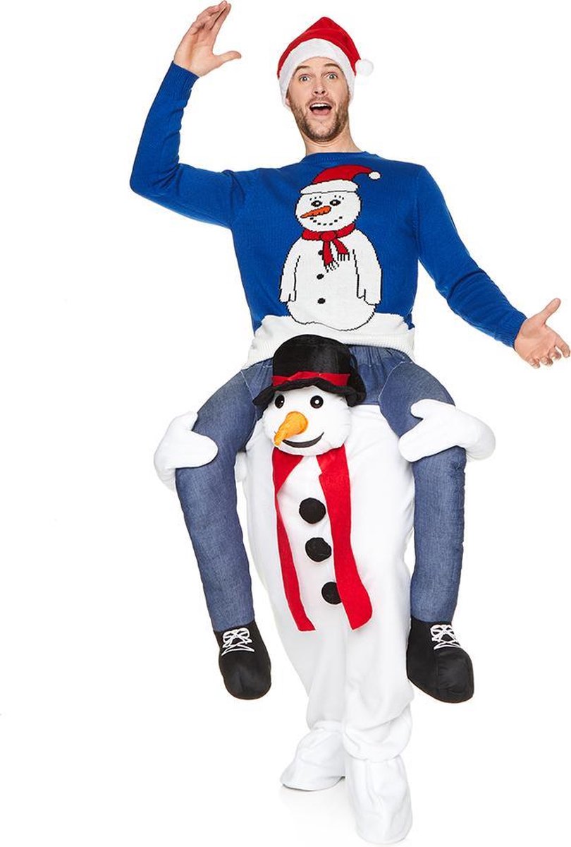 Karnival Costumes Verkleedkleding Gedragen door - Carry me Sneeuwpop / Sneeuwman Wit - ONESIZE
