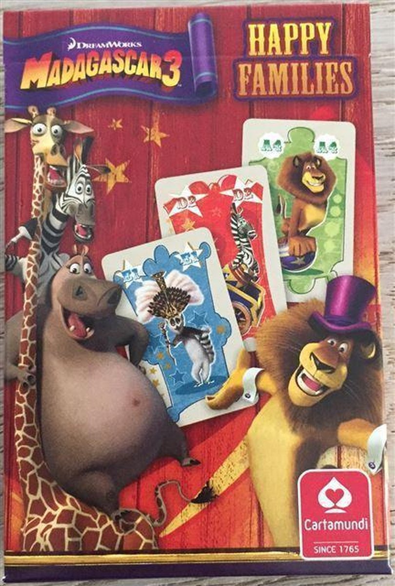 Madagascar 3 Kwartetspel