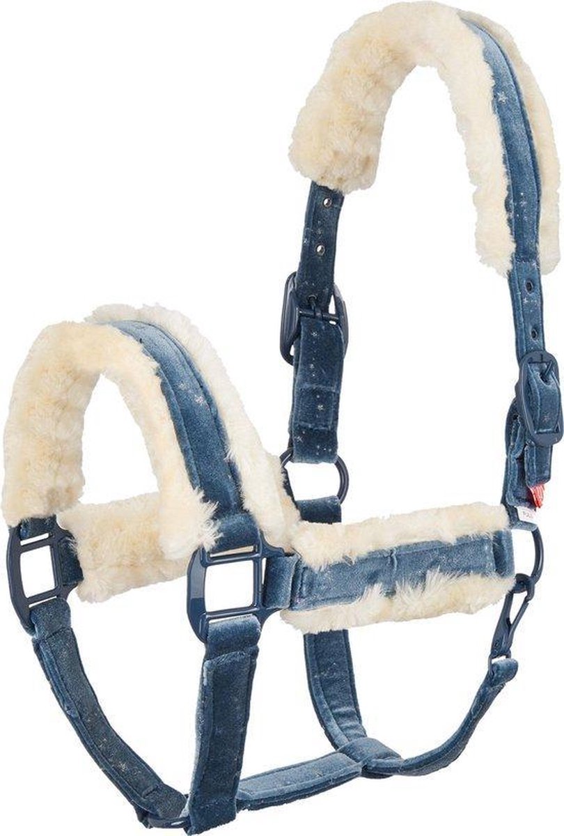 RelaxPets - Imperial Riding - Halster - Ambient Soft Star - Blauw - Pony