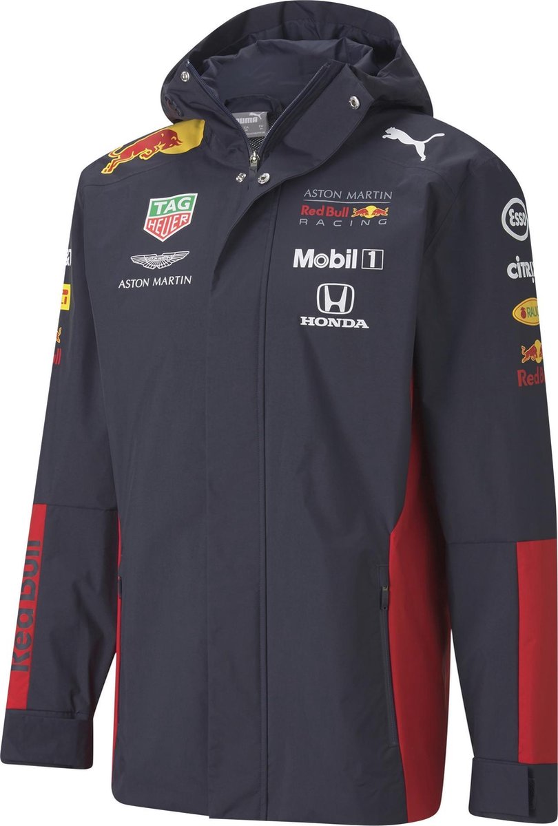 PUMA Red Bull Racing Team Rain Jacket Heren Sportjas - NIGHT SKY - Maat XL