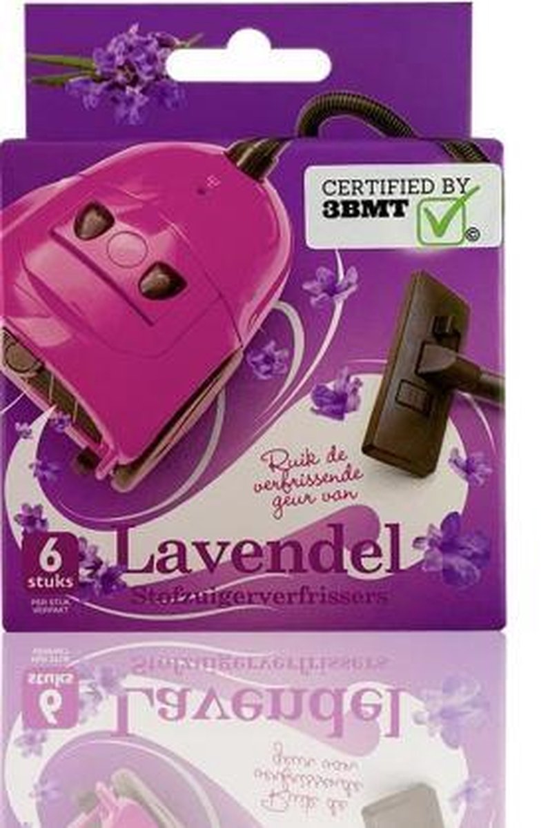 Air freshener - stofzuigerzakje - stofzuiger luchtverfrisser - geur Lavendel - 6 stuks - geurzakjes - verfrisser - Luchtje - stofzuigerverfrissers - voor in de stofzuigerzak -