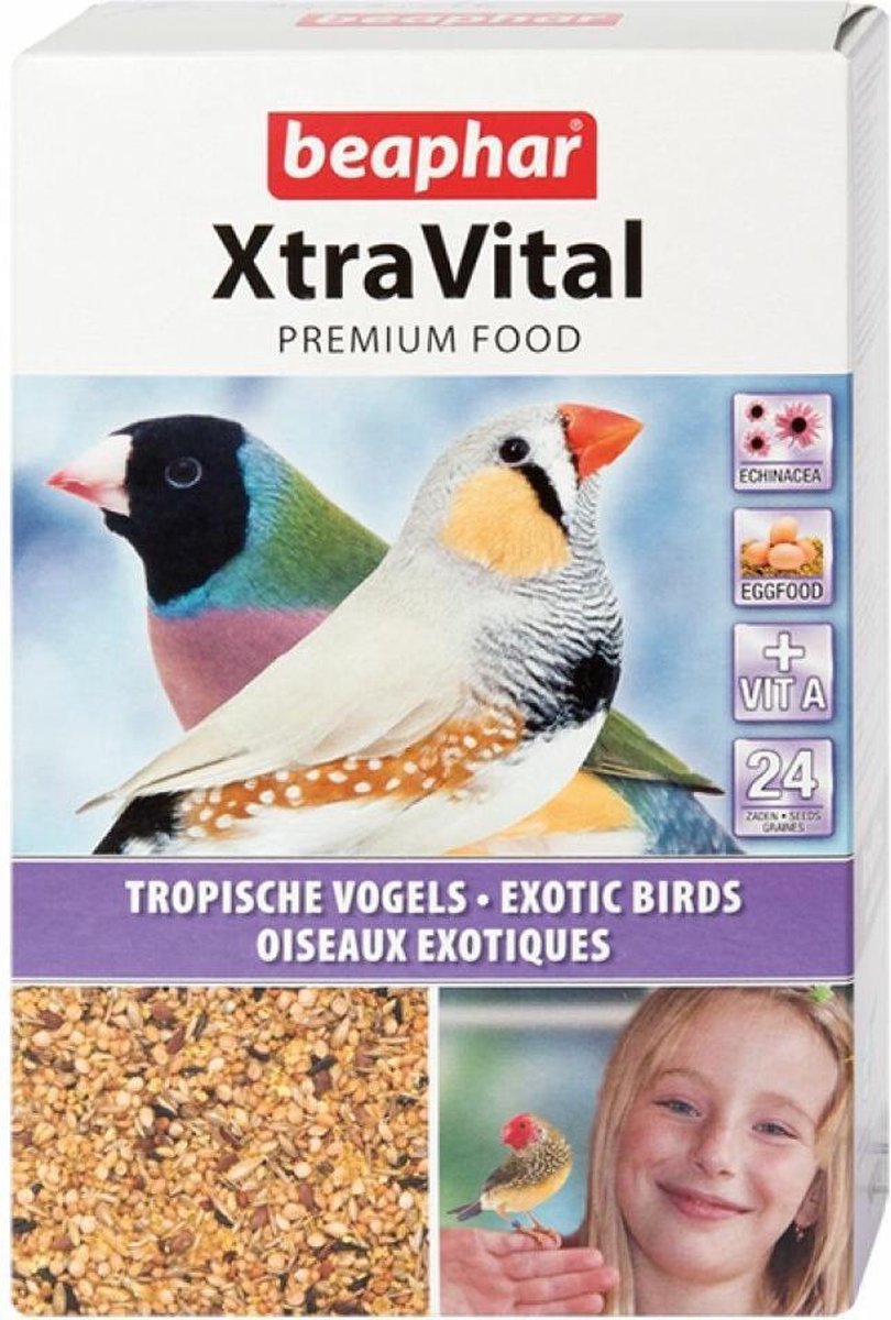 6x Beaphar XtraVital Tropische Vogel 500 gr