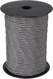 Allesvoordeliger paracord 4 mm - 7 core - grijs - reflecterend - per 5 meter
