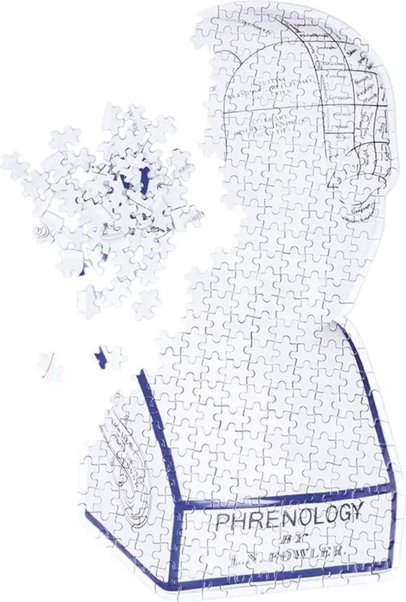 Doiy Legpuzzel Frenologie 59 Cm Papier Wit 500 Stuks