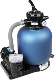 Zandfiltersysteem 11.000 l/uur Voorfilter 30l tank+700 g Filter Ballen - Zwembad