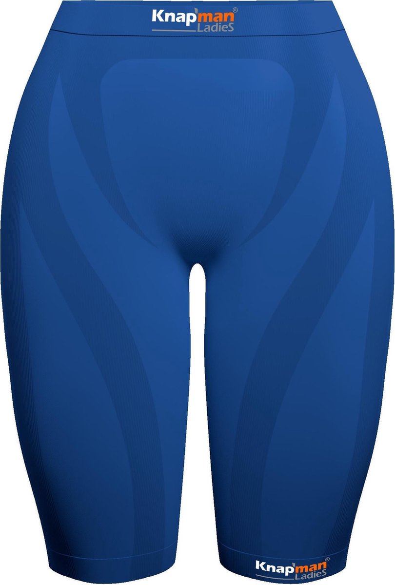 Knapman Ladies Zoned Compression Short 45% Royal Blauw | Compressiebroek (Liesbroek) voor Dames | Maat M