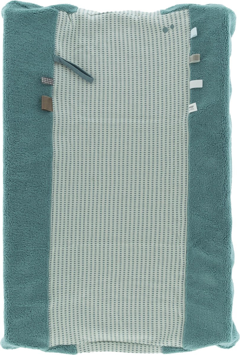 Snoozebaby ORGANIC Changing Cover Happy Dressing (45 x 70cm) Smokey Green