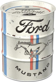 Spaarpot - Ford Mustang – Horse Stripes Logo (herbruikbaar)
