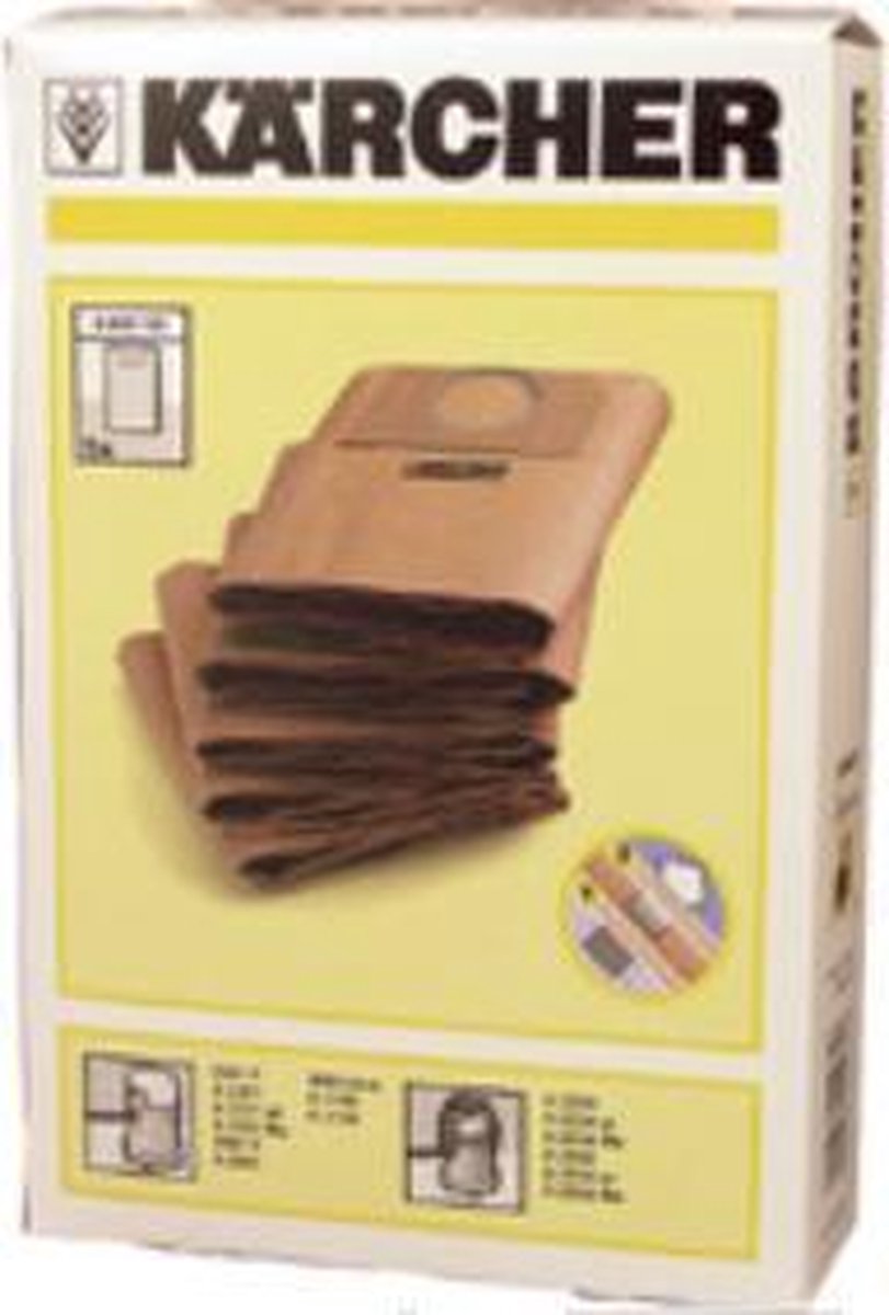 Stofzuigerzak papier stofzuiger 2201F A2604 Kärcher 966