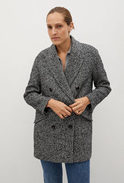 Gekruiste Wollen Jas 77927619 99