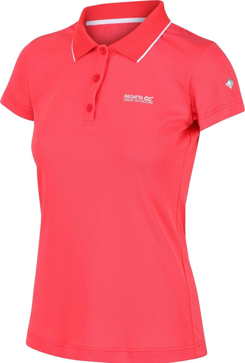 Regatta - Women's Maverick V Short Sleeve Polo Shirt - Outdoorshirt - Vrouwen - Maat 46 - Rood