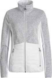 Luhta Elielsaari Woman Sweater With Zip Grey/White XS