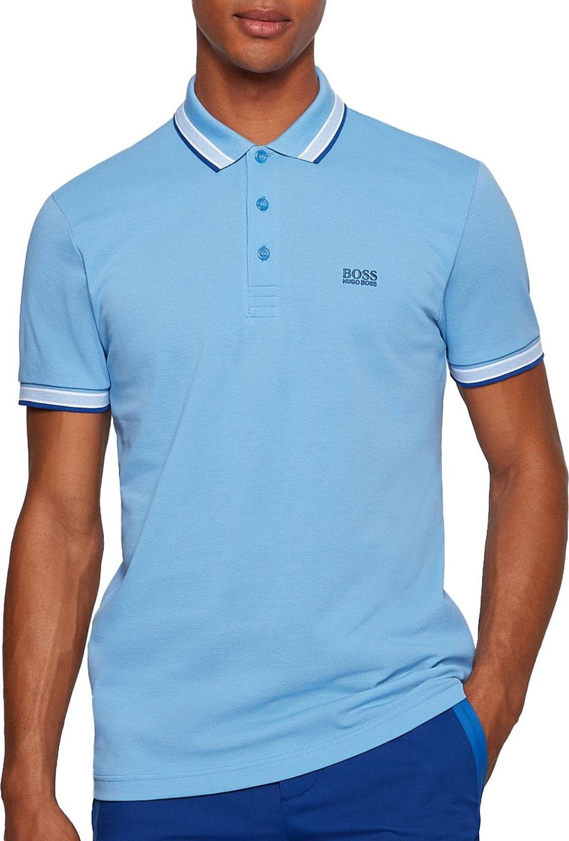 Hugo Boss Paddy  Poloshirt - Mannen - licht blauw